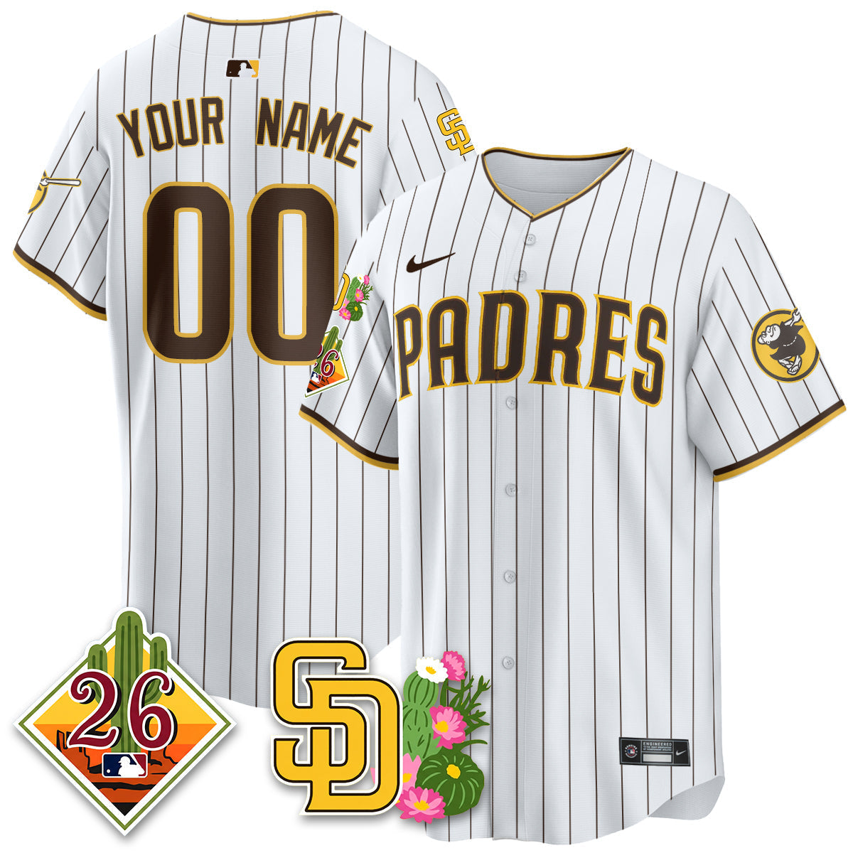 SD 2026 Spring Training Vapor Limited Custom Jersey - Stitched