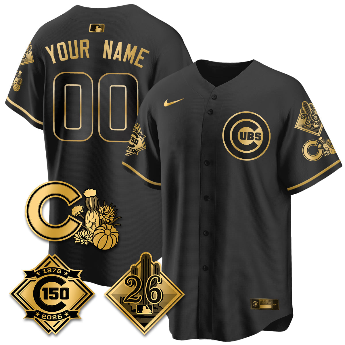 CHC 2026 Spring Training Vapor Limited Jersey - 150th Anniversary Patch - Stitched