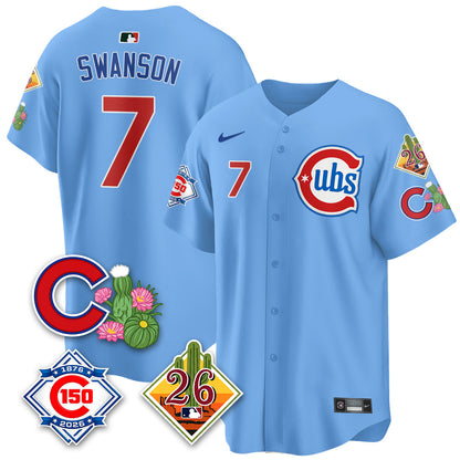 CHC 2026 Spring Training Vapor Limited Jersey - 150th Anniversary Patch - Stitched