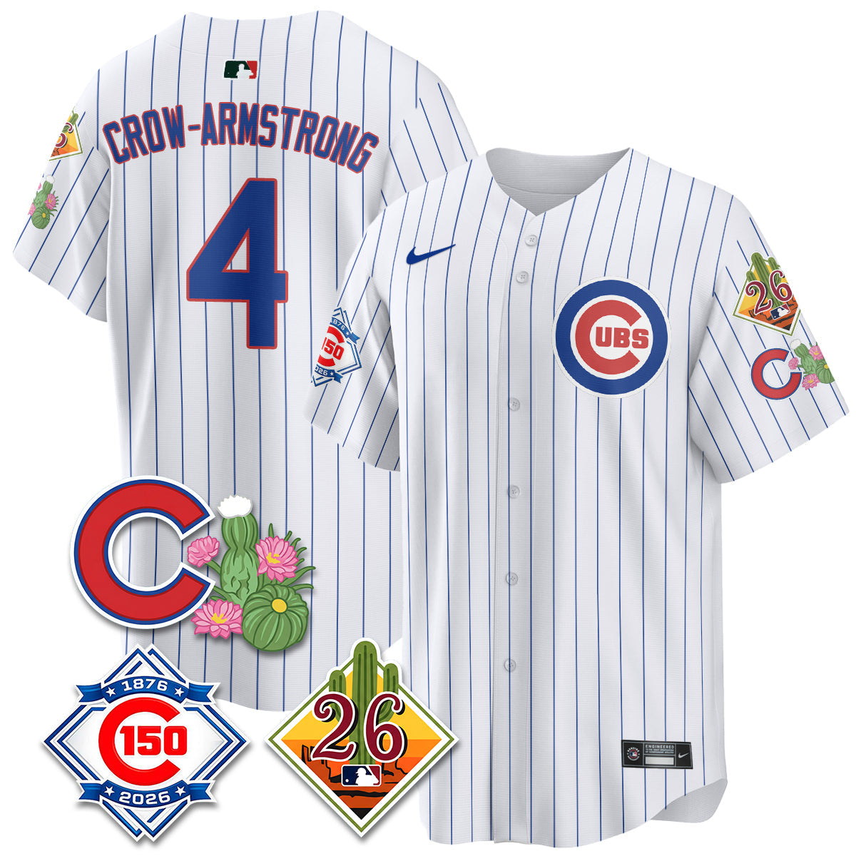 CHC 2026 Spring Training Vapor Limited Jersey - 150th Anniversary Patch - Stitched