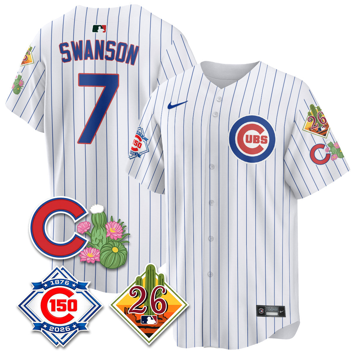 CHC 2026 Spring Training Vapor Limited Jersey - 150th Anniversary Patch - Stitched