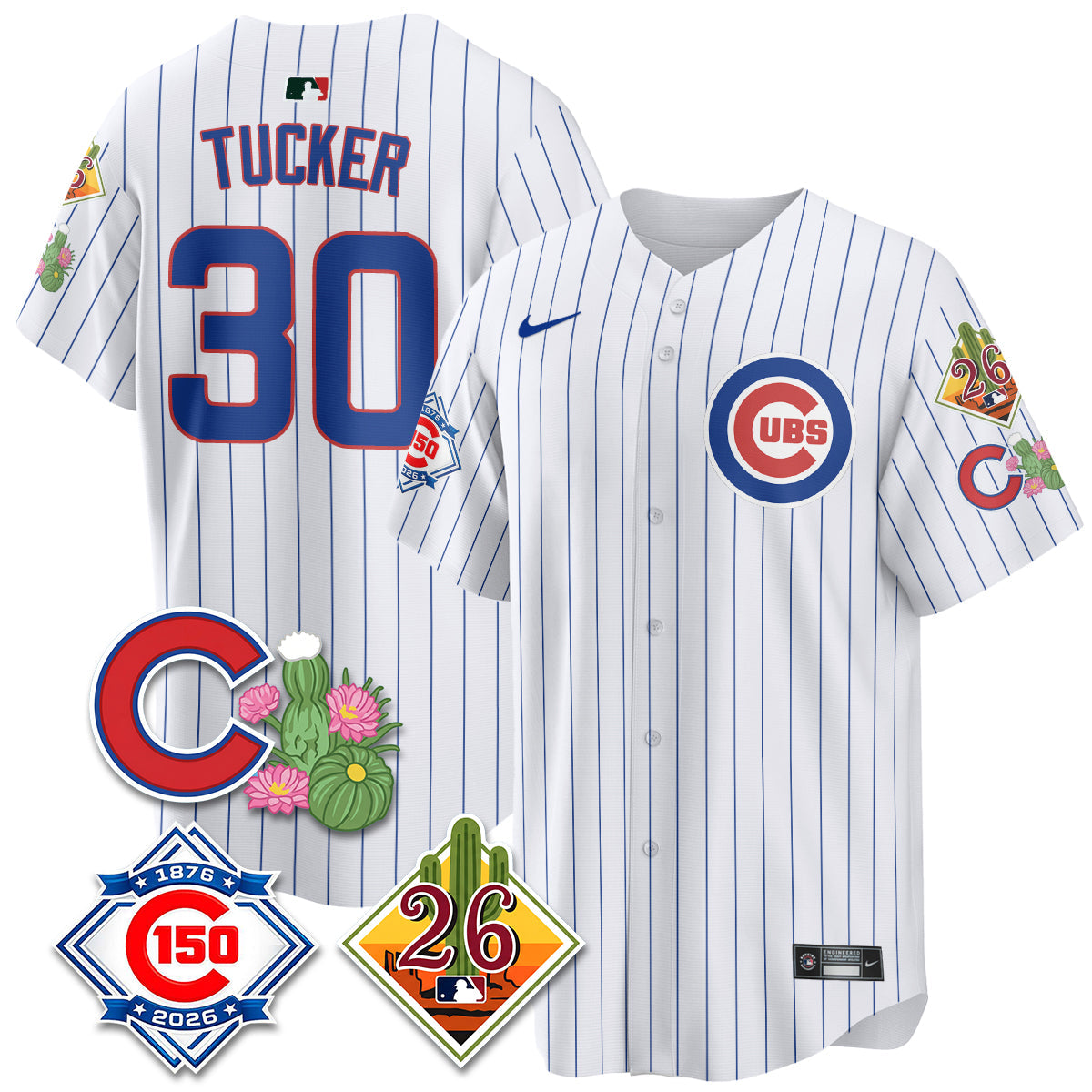 CHC 2026 Spring Training Vapor Limited Jersey - 150th Anniversary Patch - Stitched