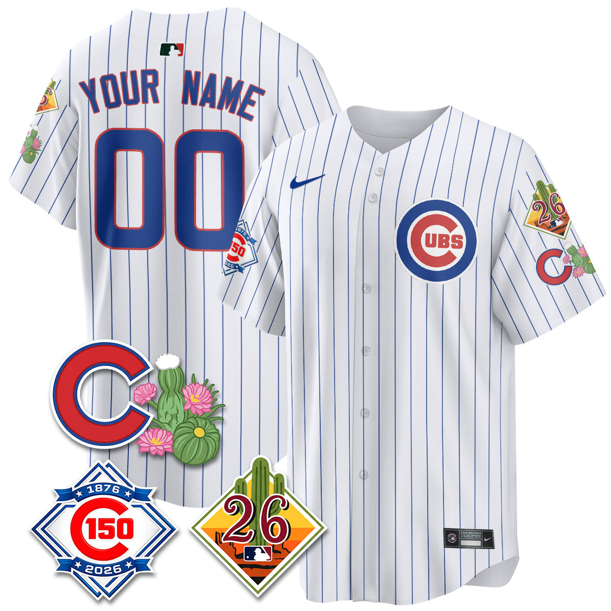 CHC 2026 Spring Training Vapor Limited Jersey - 150th Anniversary Patch - Stitched