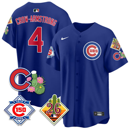 CHC 2026 Spring Training Vapor Limited Jersey - 150th Anniversary Patch - Stitched