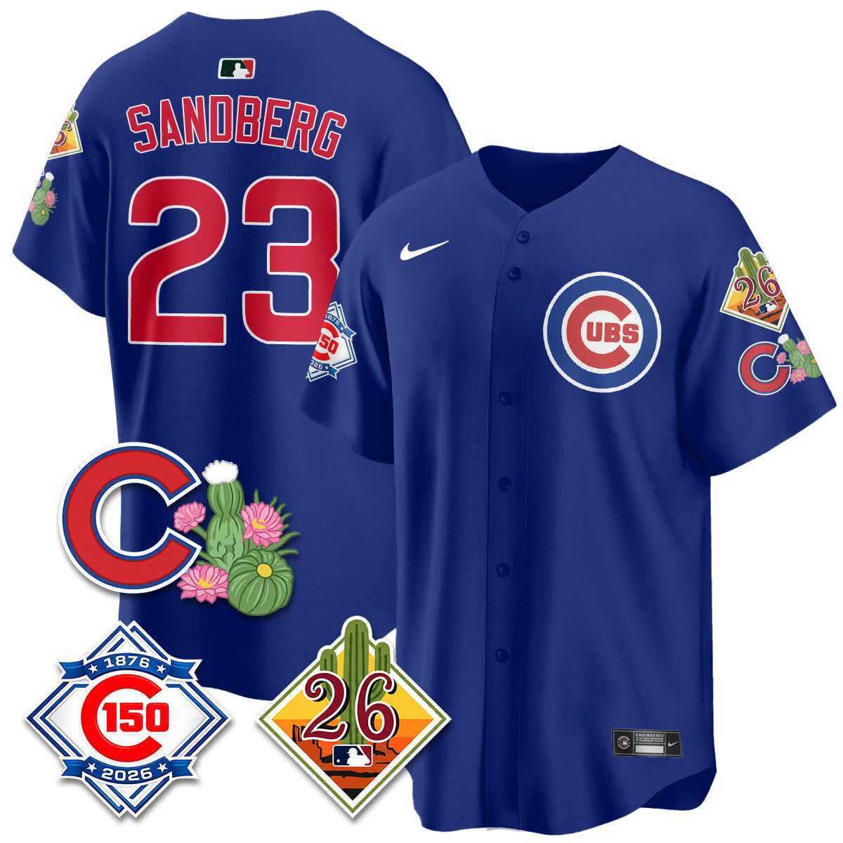 CHC 2026 Spring Training Vapor Limited Jersey - 150th Anniversary Patch - Stitched