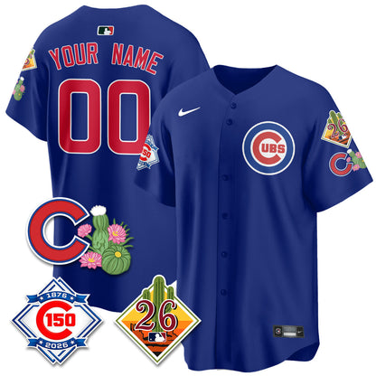 CHC 2026 Spring Training Vapor Limited Jersey - 150th Anniversary Patch - Stitched