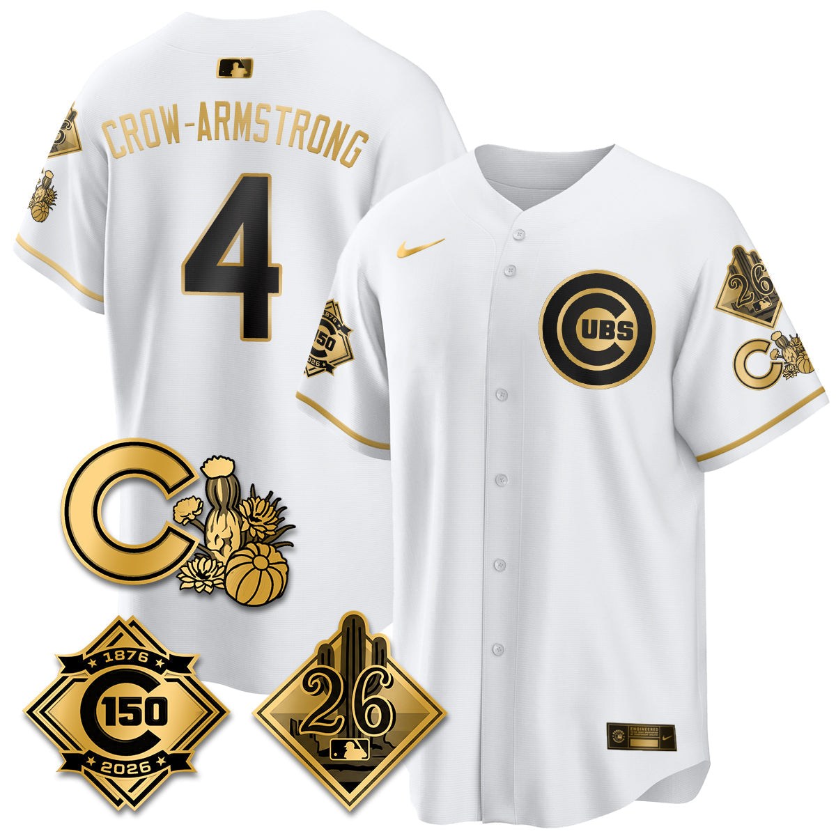 CHC 2026 Spring Training Vapor Limited Jersey - 150th Anniversary Patch - Stitched
