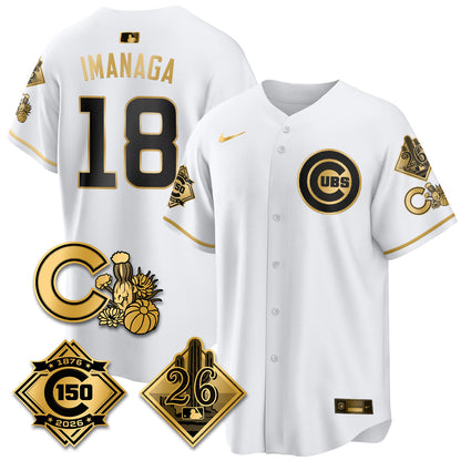 CHC 2026 Spring Training Vapor Limited Jersey - 150th Anniversary Patch - Stitched