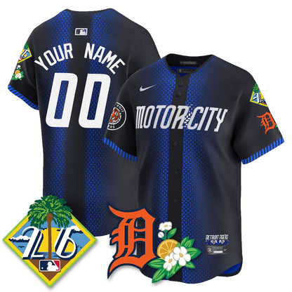Custom DET 2026 Spring Training Vapor Limited Jersey - Stitched