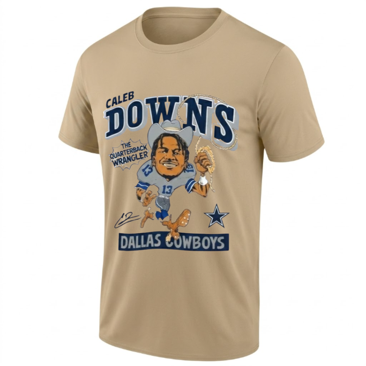 Dallas Cowboys No.#13 2026 Edition One Side Printed T-Shirt