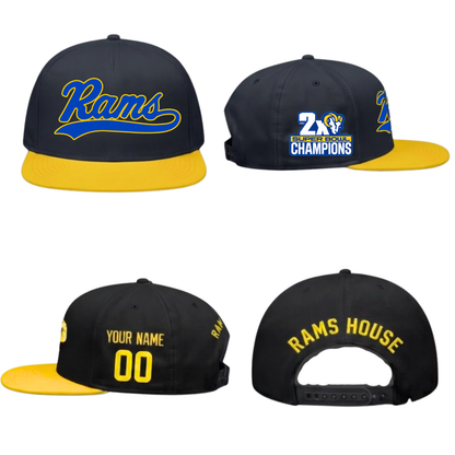 LAR 2X Champs Personalized Snapback Cap - Printed
