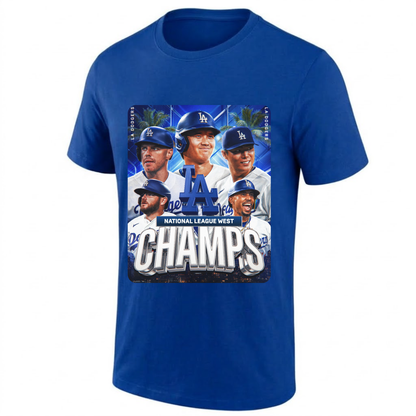 LAD 2026 NL WEST CHAMPS One Side T-Shirt - Printed