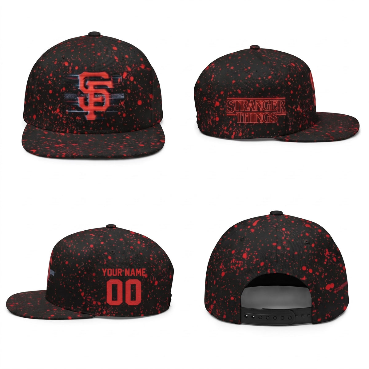 SF x Dark Side Personalized Snapback Cap - Printed