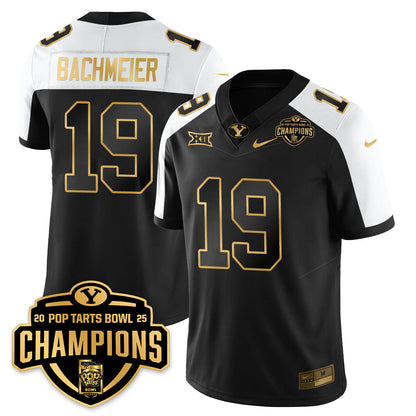 BYC Football 2025 Pop-Tarts Bowl Champions Gold Jersey - All Stitched