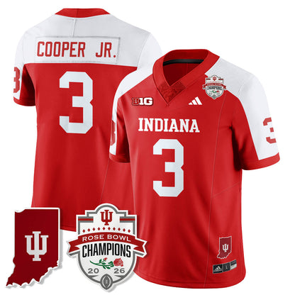 Indiana H Vapor Limited Football Jersey - Rose Bowl Champions - Stitched
