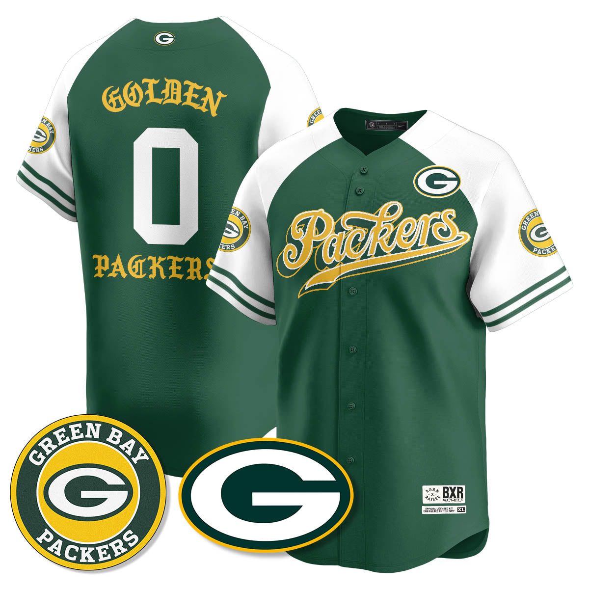 GB Born x Raised Baseball Jersey - Stitched