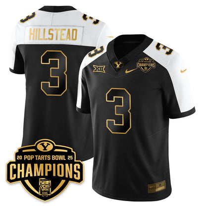 BYC Football 2025 Pop-Tarts Bowl Champions Gold Jersey - All Stitched