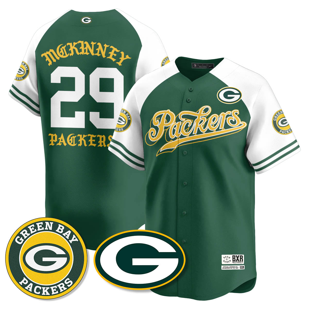 GB Born x Raised Baseball Jersey - Stitched
