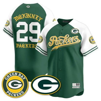 GB Born x Raised Baseball Jersey - Stitched