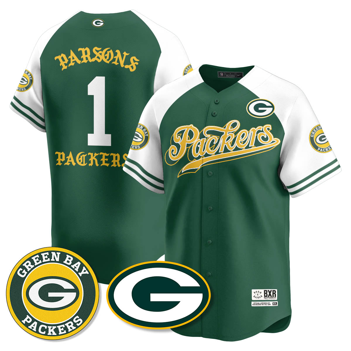 GB Born x Raised Baseball Jersey - Stitched