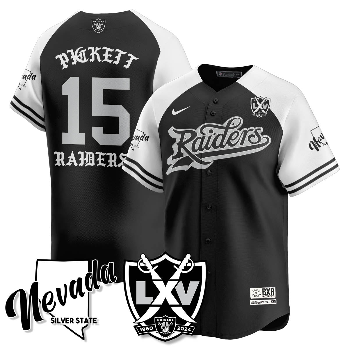 LVR Born x Raised Baseball Jersey - Stitched
