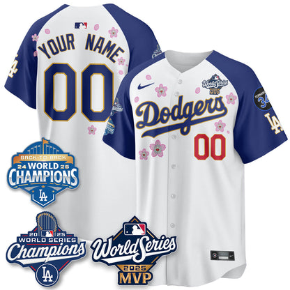 Yoshinobu Yamamoto LAD 2025 World Series MVP Jersey - All Stitched N2