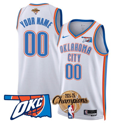 The Thunder 2024-25 Champions Jersey - All Stitched