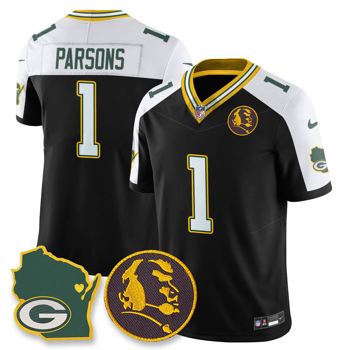 GB Vapor Limited Jersey - John Madden Patch - Stitched
