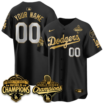 Custom LAD 2025 World Series Champions Jersey - Stitched N2