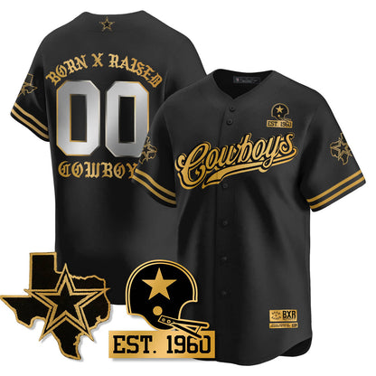 DAL Born x Raised Baseball Jersey - Stitched