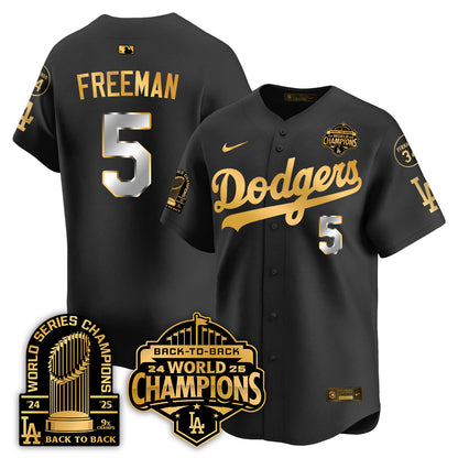 LAD 2025 World Series Champions Jersey - 9x Champs - Stitched N2