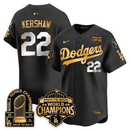 LAD 2025 World Series Champions Jersey - 9x Champs - Stitched N2
