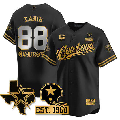 DAL Born x Raised Baseball Jersey - Stitched