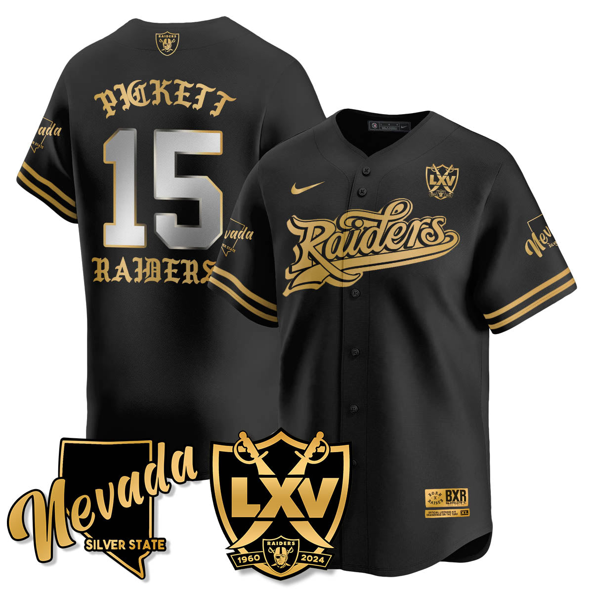 LVR Born x Raised Baseball Jersey - Stitched