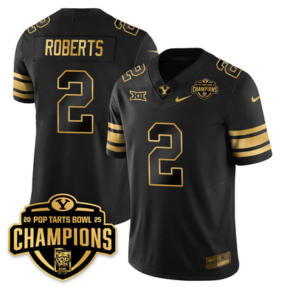 BYC Football 2025 Pop-Tarts Bowl Champions Gold Jersey - All Stitched
