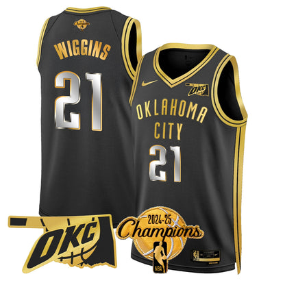 The Thunder 2024-25 Champions Jersey - All Stitched