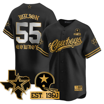 DAL Born x Raised Baseball Jersey - Stitched