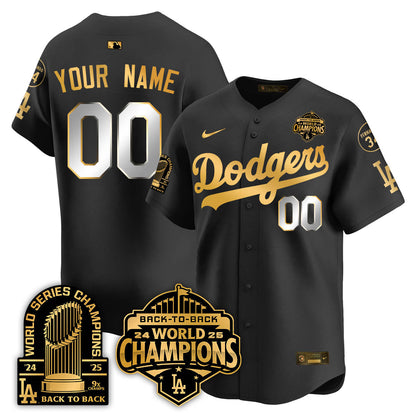 LAD 2025 World Series Champions Jersey - 9x Champs - Stitched N2