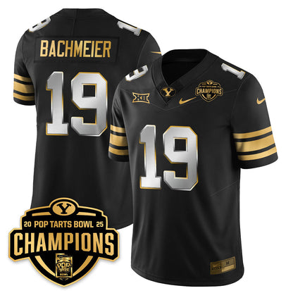 BYC Football 2025 Pop-Tarts Bowl Champions Gold Jersey - All Stitched