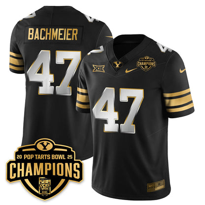 BYC Football 2025 Pop-Tarts Bowl Champions Gold Jersey - All Stitched