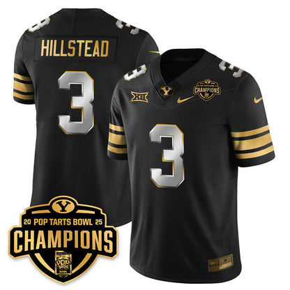 BYC Football 2025 Pop-Tarts Bowl Champions Gold Jersey - All Stitched