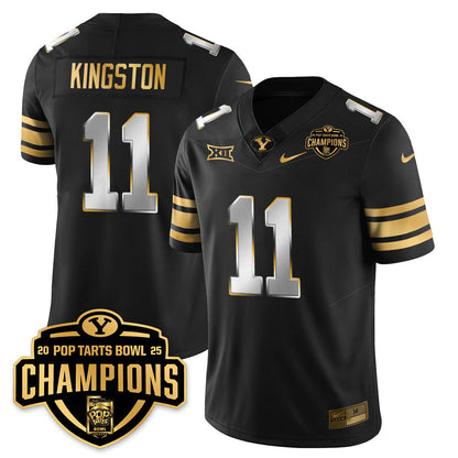 BYC Football 2025 Pop-Tarts Bowl Champions Gold Jersey - All Stitched