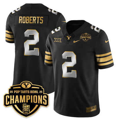 BYC Football 2025 Pop-Tarts Bowl Champions Gold Jersey - All Stitched