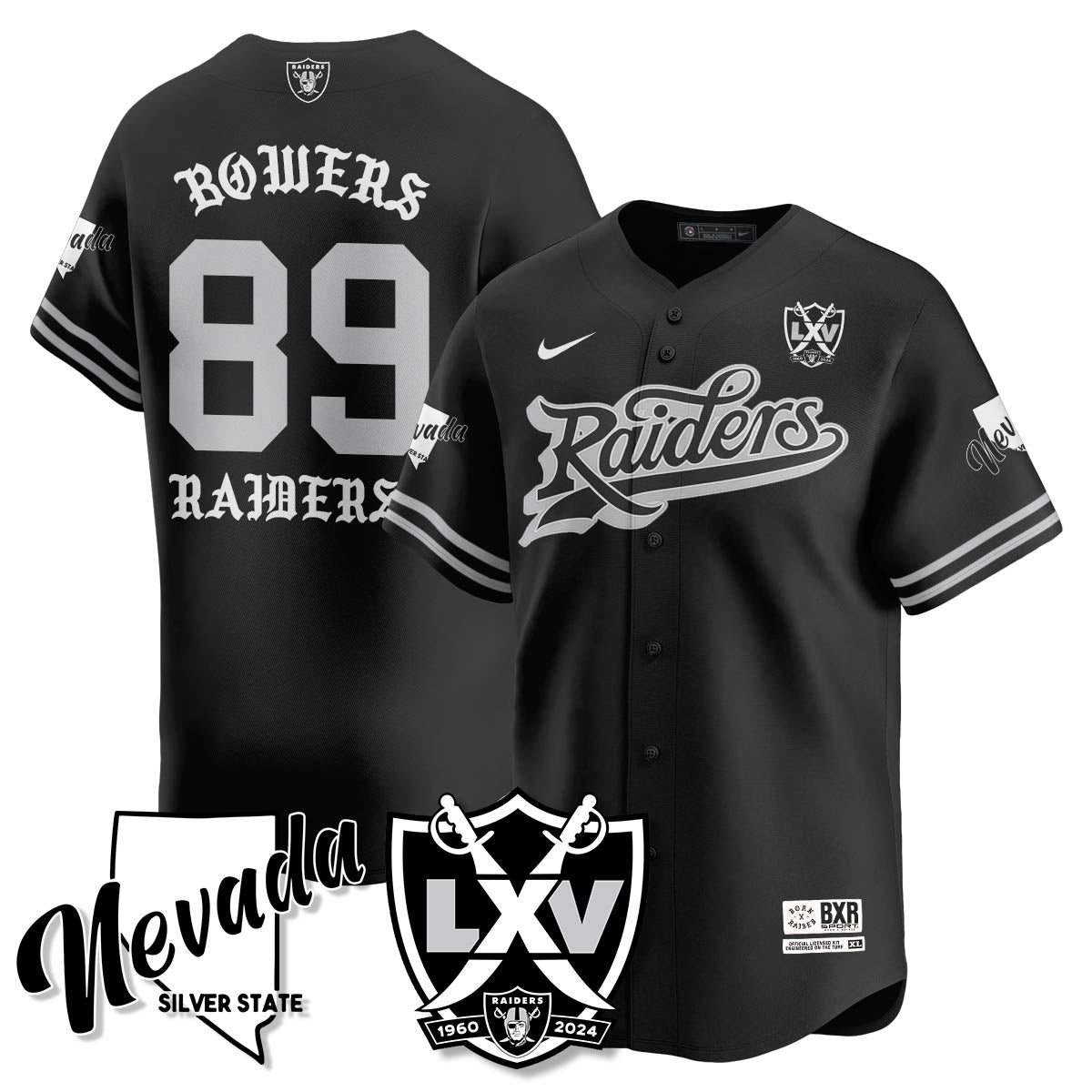 LVR Born x Raised Baseball Jersey - Stitched