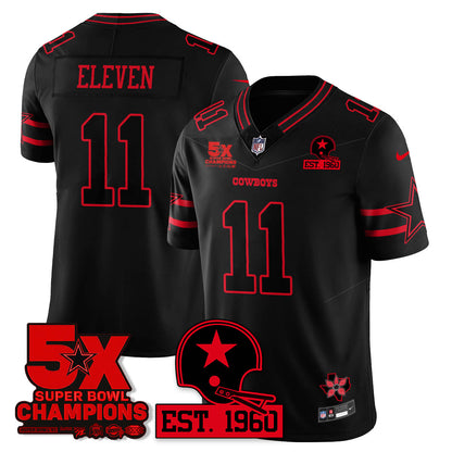 DAL 'Stranger Things Edition' Vapor Limited Jersey n1 - Stitched