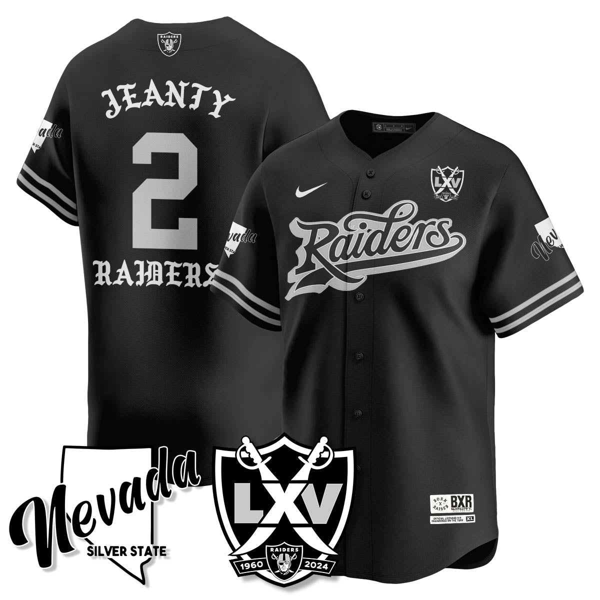 LVR Born x Raised Baseball Jersey - Stitched
