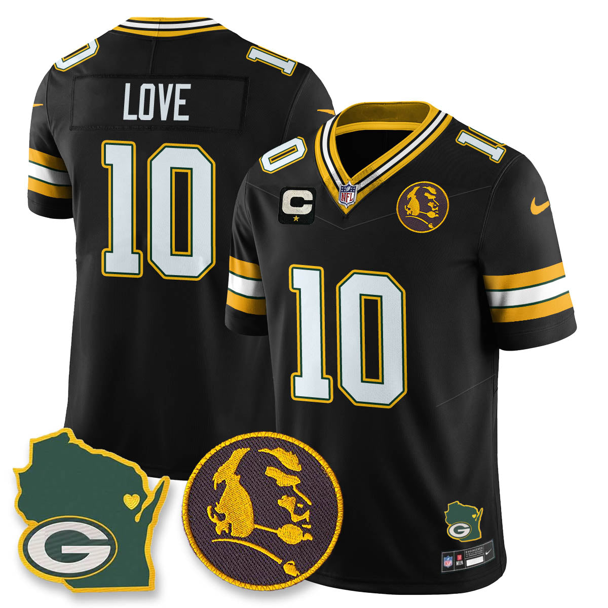 GB Vapor Limited Jersey - John Madden Patch - Stitched
