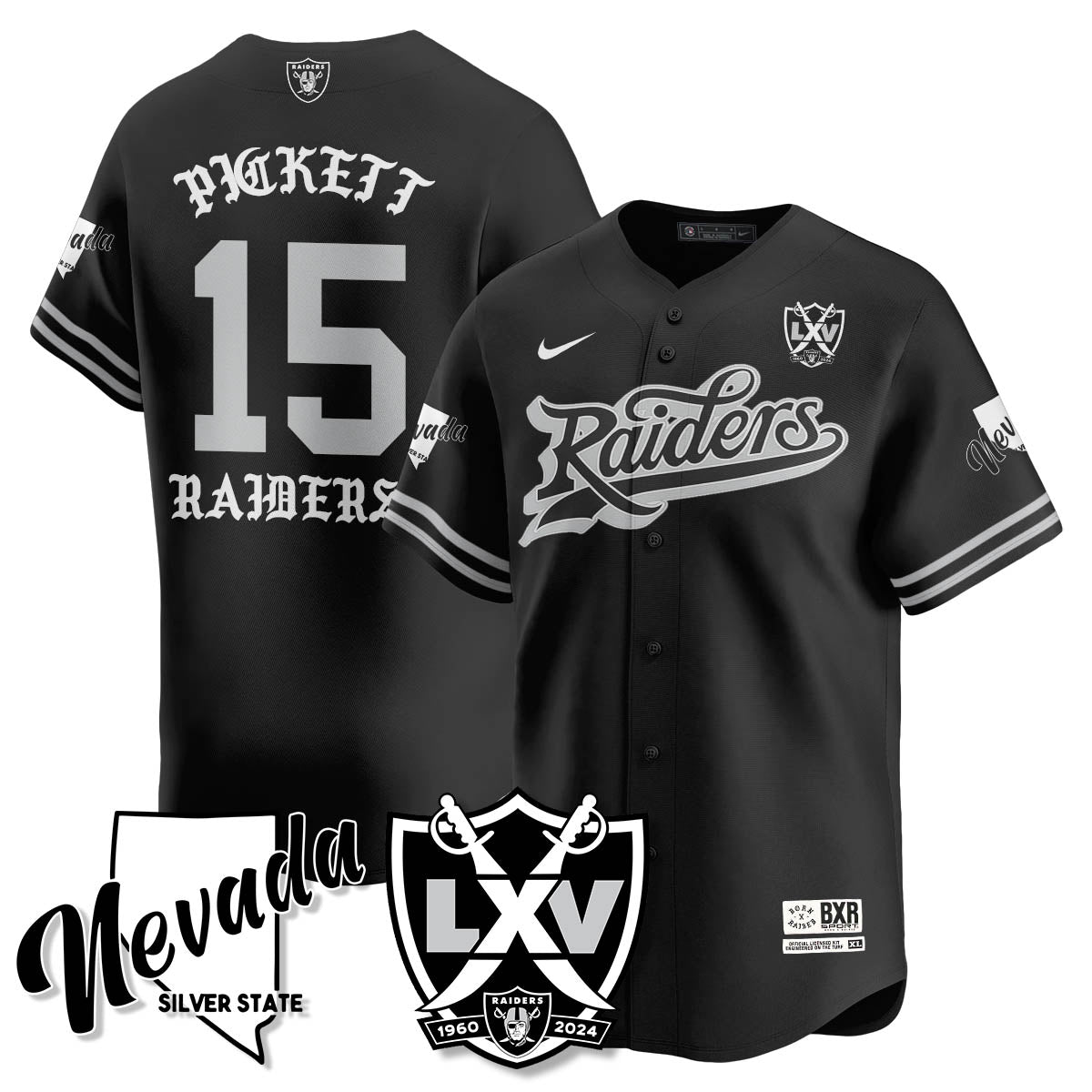 LVR Born x Raised Baseball Jersey - Stitched