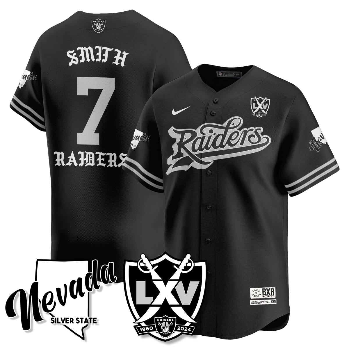LVR Born x Raised Baseball Jersey - Stitched