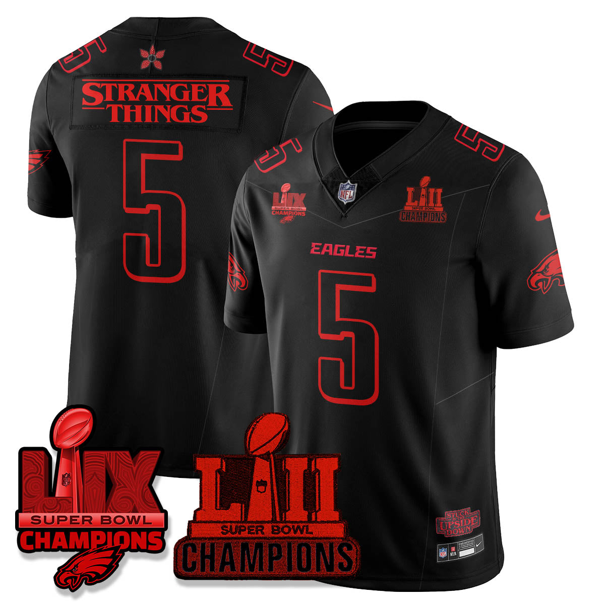 PHI Stranger Things Vapor Limited Jersey - Stitched